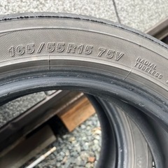 決まりました。　165/55R15 タイヤ４本セット　ヨコハマの画像