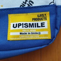 【中古】UP! SMILE　子供　キッズ用バッグ　ワンショルダー　斜めがけバッグの画像