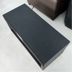 【お買い得‼️】CAVジャパン 3.1chスピーカー内蔵 キャスター付き ローボード テレビ台 収納家具 ブラック♪の画像