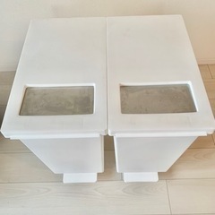 ゴミ箱　ホワイト　45リットル