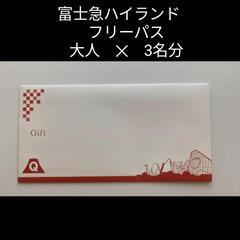 富士急ハイランド　フリーパス　チケット　3名分