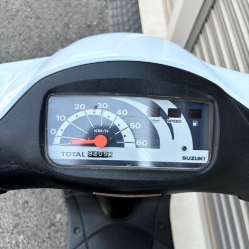 2829.高馬力２スト　レッツII バッテリー新品　千葉県柏市　配送、自走引き取りも可能