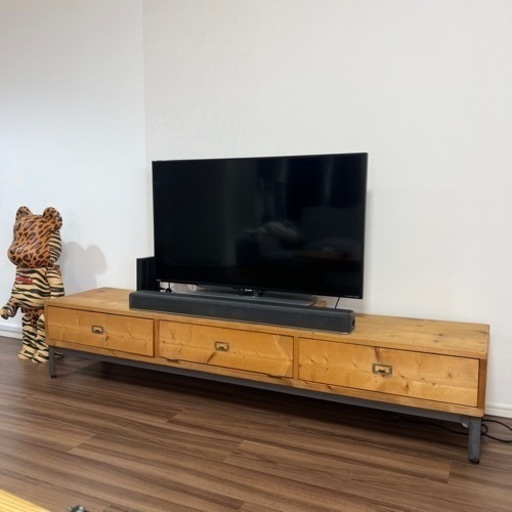 美品　テレビ台 木製 インダストリアル