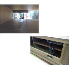 アルフォンゾ テレビボード 幅150×高38×奥48㎝ ウォールナット材 TV台 TVボード alfonso 西岡店の画像