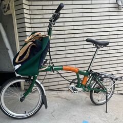 ほぼ新品 BROMPTON ブロンプトン M6R (グリーン×グリーン）