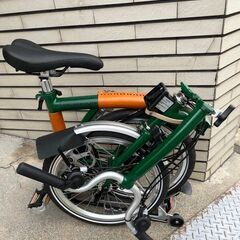 M*様 室内保管　ブロンプトン　2015年　M6R　レーシンググリーン　未使用に M*様 室内保管 ブロンプトン 2015年 M6R レーシンググリーン 未