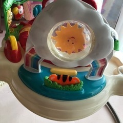 フィッシャープライス Fisher- Price Jumperoo レインフォレスト・ジャンパルー 適応体重:12kg以下 ジャンプをすると音楽が流 の画像