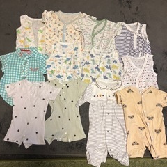 新生児肌着・ロンパース　12点まとめ売り　
