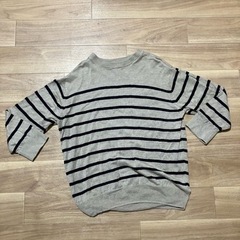 取引先決定　ＵＶカットフレンチリネンクルーネックセーターの画像