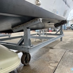 篠澤さま専用　船台　25〜30FT用　ドブメッキの画像