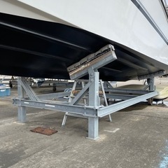 篠澤さま専用　船台　25〜30FT用　ドブメッキの画像