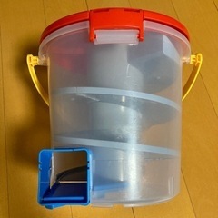 トミカ ★ でるでるバケツ　トミカ収納の画像