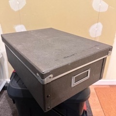 無印 蓋付きの硬質パルプボックス 1の画像