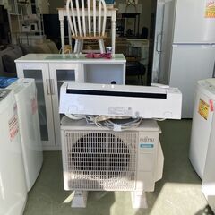 【リサイクルショップ　ピカソ　小松原】2021年製 富士通ゼネラル 冷房2.2ｋw 6畳用エアコン ノクリア ホワイト AS-B221L-W★0752★