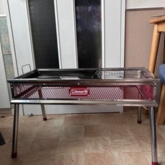 【引取先決定】コールマンColeman◇クールスパイダーステンレスグリル◇バーベキューグリル の画像