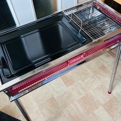 【引取先決定】コールマンColeman◇クールスパイダーステンレスグリル◇バーベキューグリル の画像