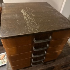 アンティーク　昭和レトロ　引き出し　小物入れの画像