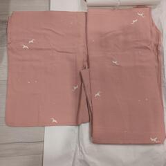うさぎ柄ポリエステル着物