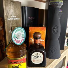【高級メスカル(テキーラ)】スコーピオン(サソリ当たりボトル)、ドンフリオ、クラセアスール(極上美品)の3本セットの画像