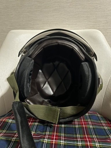未使用旧ソ連式 空軍ミグ戦闘機パイロット用ヘルメットダブル