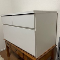 ニトリ　2段ローチェストの画像
