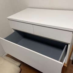 ニトリ　2段ローチェストの画像