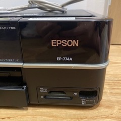 EPSON Colorio 複合機 EP-774A LED 段 6色染料 パソコン プリンターの画像