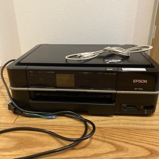 EPSON Colorio 複合機 EP-774A LED 段 6色染料 パソコン プリンター