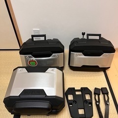 スズキ Vストローム250用純正フルパニアケースセット 