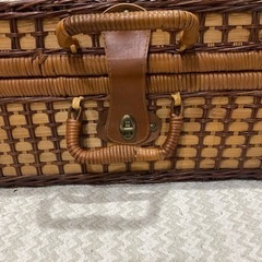 (決まりました)ピクニック収納ケース(バスケット)の画像