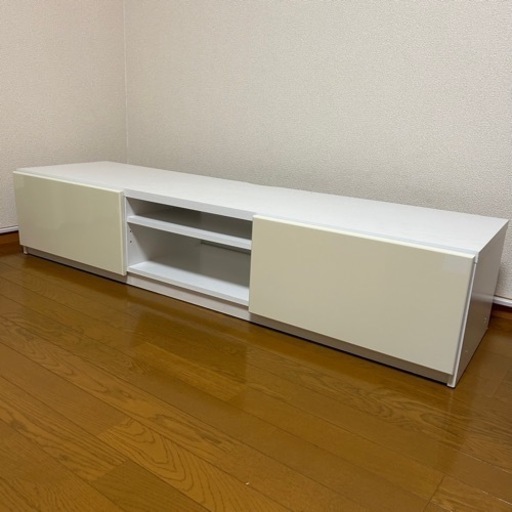 ニトリ　テレビ台　白