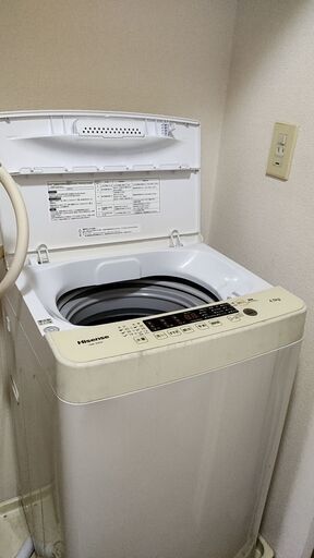 お取引中 ハイセンス 洗濯機 2020年モデル 引き取りは7月22日までのみ可能