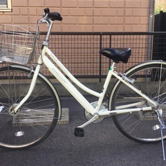 整備済＞ブリヂストン・アルベルト・27インチ自転車・ホワイト 内装3段