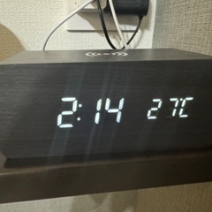 小型デジタル時計/温度計