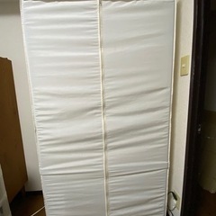 メタルラック　ワードローブ　カバー付き　スチールラック 