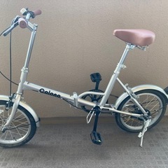美品！　コロノ　折りたたみ自転車　16インチ　鍵付き