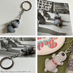 犬/ワイヤーキーホルダー（新品）の画像
