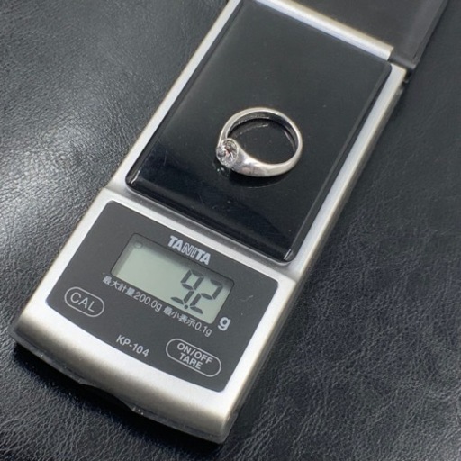 Pt900 プラチナ900 ダイヤモンド　リング　指輪　 0.561ct 9.2g 鑑定書付