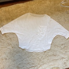 【ルスーク】シースルーカットソー　フリーサイズ