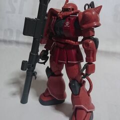 【取引終了】BANDAI HG 1/144 シャア専用ザクII オリジン版 完成品の画像