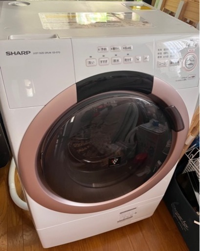 SHARP シャープ ドラム式洗濯乾燥機　ES-S7G 2022年製  容量7,0kg