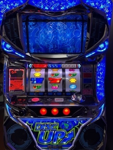 引き取り限定 パチスロディスクアップ青パネル メダル不要機