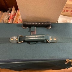 スーツケース緑高さ80cm軽量の画像