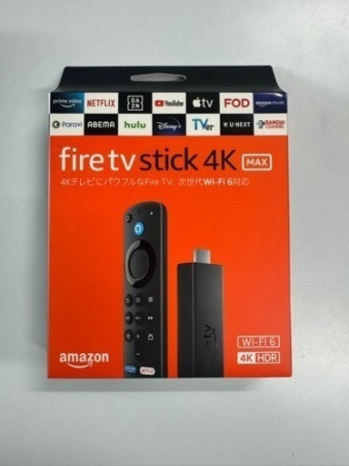 新品 Amazon  fire tv stick 4K MAX Netflix YouTube  hulu ABEMA  u-next DAZN ディズニー