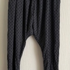 ニッセン ドット柄グレーのダボパン