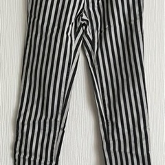 新品未使用 ニッセン ボーダー柄  ストレートパンツ