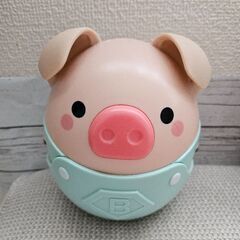 【今月末まで】おきあがりこぼし  ブタさん