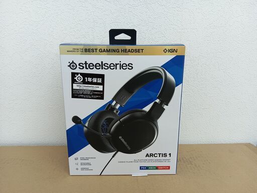 【新品】SteelSeries Arctis 1 PS 密閉型 ゲーミングヘッドセット【国内正規品】