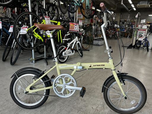 CAPTAIN STAG 「キャプテン スタッグ」AL 16インチ 折り畳み自転車 ミニベロ ITAE0WR8H5XC / バイチャリ阪急塚口店