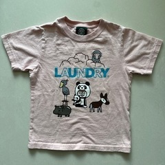 ランドリー　tシャツ　上野動物園コラボ　120cm